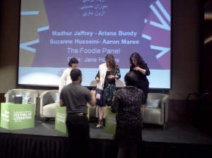 Madhur Jaffrey, Ariana Bundy and Suzanne Husseini